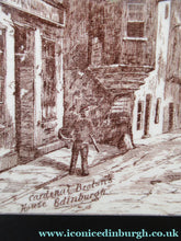 Load image into Gallery viewer, Victorian Mintons Tile. Cardinal Beaton's House in Edinburgh
