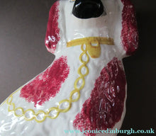 Load image into Gallery viewer, LARGE Antique Pair of Staffordshire Dogs Chimney Spaniels / Wally Dugs; 12 1/4 inches
