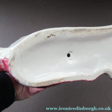 Load image into Gallery viewer, LARGE Antique Pair of Staffordshire Dogs Chimney Spaniels / Wally Dugs; 12 1/4 inches
