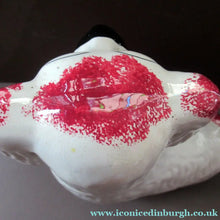 Load image into Gallery viewer, LARGE Antique Pair of Staffordshire Dogs Chimney Spaniels / Wally Dugs; 12 1/4 inches
