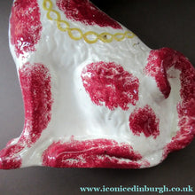 Load image into Gallery viewer, LARGE Antique Pair of Staffordshire Dogs Chimney Spaniels / Wally Dugs; 12 1/4 inches
