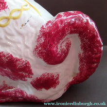 Load image into Gallery viewer, LARGE Antique Pair of Staffordshire Dogs Chimney Spaniels / Wally Dugs; 12 1/4 inches
