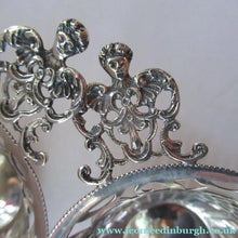 Load image into Gallery viewer, 1901 Victorian Sterling Silver Bon Bon Dishes with Angel Head Handles
