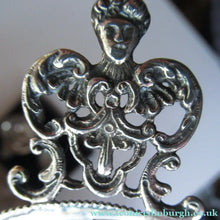 Load image into Gallery viewer, 1901 Victorian Sterling Silver Bon Bon Dishes with Angel Head Handles
