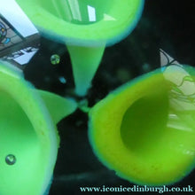 Load image into Gallery viewer, 19th Century Victorian Glass Dump with Yellow Flowers
