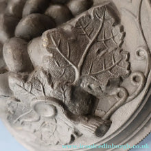 Load image into Gallery viewer, RARE SURVIVOR. Victorian Pewter Ice / Ice Cream Mould with Fruiting Vine Decoration on the Lid 
