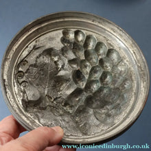 Load image into Gallery viewer, RARE SURVIVOR. Victorian Pewter Ice / Ice Cream Mould with Fruiting Vine Decoration on the Lid 
