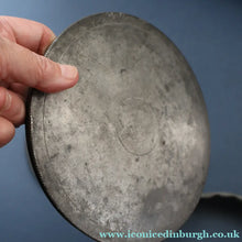 Load image into Gallery viewer, RARE SURVIVOR. Victorian Pewter Ice / Ice Cream Mould with Fruiting Vine Decoration on the Lid 

