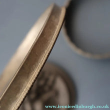 Load image into Gallery viewer, RARE SURVIVOR. Victorian Pewter Ice / Ice Cream Mould with Fruiting Vine Decoration on the Lid 
