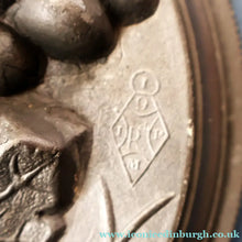 Load image into Gallery viewer, RARE SURVIVOR. Victorian Pewter Ice / Ice Cream Mould with Fruiting Vine Decoration on the Lid 
