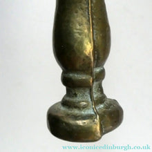 Load image into Gallery viewer, Antique VICTORIAN Pharmacy Heavy Solid Brass Mortar And Pestle 
