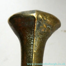 Load image into Gallery viewer, Antique VICTORIAN Pharmacy Heavy Solid Brass Mortar And Pestle 

