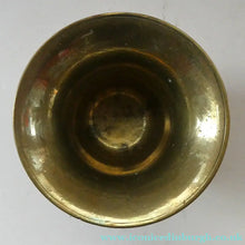 Load image into Gallery viewer, Antique VICTORIAN Pharmacy Heavy Solid Brass Mortar And Pestle 
