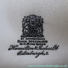 Load image into Gallery viewer, Victorian Silver Brooch with Miniature Painting of Holyrood Palace in Edinburgh
