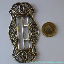 Load image into Gallery viewer, Victorian Large Silver Buckle Hallmarked 1887
