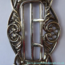 Load image into Gallery viewer, Victorian Large Silver Buckle Hallmarked 1887
