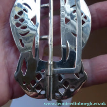 Load image into Gallery viewer, Victorian Large Silver Buckle Hallmarked 1887
