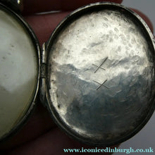 Load image into Gallery viewer, Large Victorian Solid Silver Locket and Thick Chain
