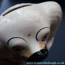 Load image into Gallery viewer, Rare Antique 19th Century Staffordshire Bank or Money Box in the Form of a Fireside Spaniel's Head
