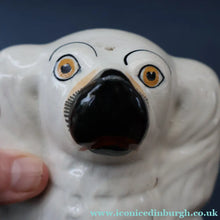 Load image into Gallery viewer, Rare Antique 19th Century Staffordshire Bank or Money Box in the Form of a Fireside Spaniel's Head
