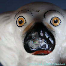 Load image into Gallery viewer, Rare Antique 19th Century Staffordshire Bank or Money Box in the Form of a Fireside Spaniel's Head
