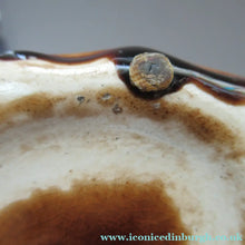 Load image into Gallery viewer, Antique Staffordshire Spaniel's Head Money Box or Saving Bank. Treacle Glaze

