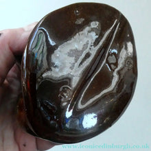 Load image into Gallery viewer, Antique Staffordshire 19th Century Bank or Money Box with Treacle Glaze. In the form of a Spaniel's Head

