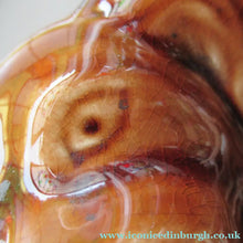 Load image into Gallery viewer, Antique Staffordshire Spaniel's Head Money Box or Saving Bank. Treacle Glaze
