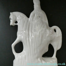 Load image into Gallery viewer, 1860s Staffordshire Kilted Scotsman or Highlander on Horseback 
