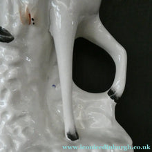 Load image into Gallery viewer, 1860s Staffordshire Kilted Scotsman or Highlander on Horseback 
