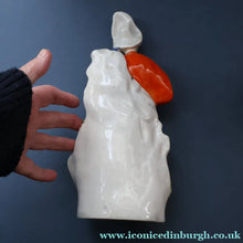 Load image into Gallery viewer, Antique STAFFORDSHIRE Figurine. Rarer Modelled Group: A Huntsman and Little Seated Girl. Excellent Condition. 10 1/4 inches high
