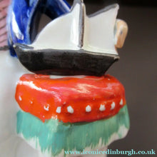 Load image into Gallery viewer, Staffordshire Figurine. 1850s Prince of Wales with Pond Yacht
