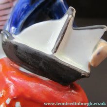 Load image into Gallery viewer, Staffordshire Figurine. 1850s Prince of Wales with Pond Yacht
