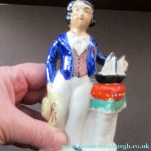 Load image into Gallery viewer, Staffordshire Figurine. 1850s Prince of Wales with Pond Yacht
