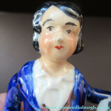 Load image into Gallery viewer, Staffordshire Figurine. 1850s Prince of Wales with Pond Yacht

