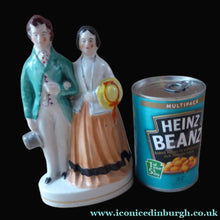 Load image into Gallery viewer, STAFFORDSHIRE FIGURINE. Miniature Model of the Prince and Princess of Wales
