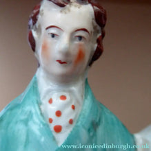 Load image into Gallery viewer, STAFFORDSHIRE FIGURINE. Miniature Model of the Prince and Princess of Wales
