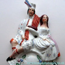 Load image into Gallery viewer, Genuine Staffordshire Flatback Figurine. Poor Man's Clock
