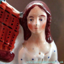 Load image into Gallery viewer, Genuine Staffordshire Flatback Figurine. Poor Man's Clock
