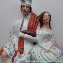 Load image into Gallery viewer, Genuine Staffordshire Flatback Figurine. Poor Man's Clock

