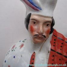 Load image into Gallery viewer, Genuine Staffordshire Flatback Figurine. Poor Man's Clock
