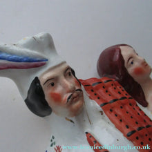 Load image into Gallery viewer, Genuine Staffordshire Flatback Figurine. Poor Man's Clock
