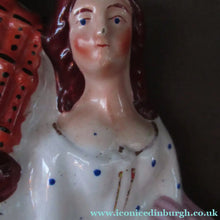 Load image into Gallery viewer, Genuine Staffordshire Flatback Figurine. Poor Man's Clock
