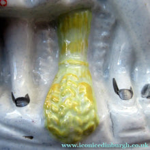 Load image into Gallery viewer, ANTIQUE Victorian Staffordshire Flatback Figurine. Miniature Example of a Man and Woman Gathering Wheat
