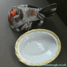 Load image into Gallery viewer, LARGE Antique Staffordshire Hen on Nest / Hen on Basket Lidded Dish. Beautiful Colours
