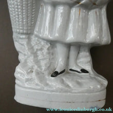 Load image into Gallery viewer, Antique 19th Century STAFFORDSHIRE Pottery Figurine of a Scottish Newhaven Fishwife Media 1 of 14

