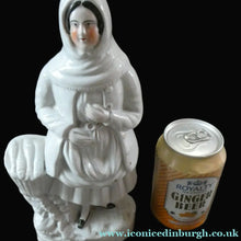 Load image into Gallery viewer, Antique 19th Century STAFFORDSHIRE Pottery Figurine of a Scottish Newhaven Fishwife Media 1 of 14
