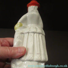 Load image into Gallery viewer, Single Staffordshire Antique Figure of a Lady Collecting Flowers
