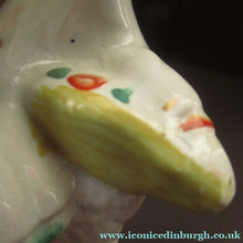 Load image into Gallery viewer, Single Staffordshire Antique Figure of a Lady Collecting Flowers
