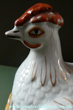 Load image into Gallery viewer, Victorian Staffordshire Pottery Chicken or Hen on a Nest 

